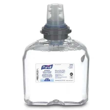 Purell Advanced – Hand Sanitizer 1,200 mL Ethyl Alcohol Foaming Dispenser Refill Bottle – 5393-02