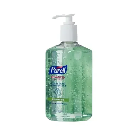 Purell Advanced – Hand Sanitizer with Aloe 12 oz. Ethyl Alcohol Gel Pump Bottle – 3639-12