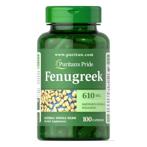Puritan’s Pride, Fenugreek, 610 mg, 100 Capsules