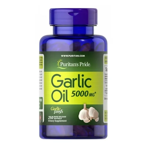 Puritan’s Pride, Garlic Oil, 5000 mg, 250 Rapid Release Softgels