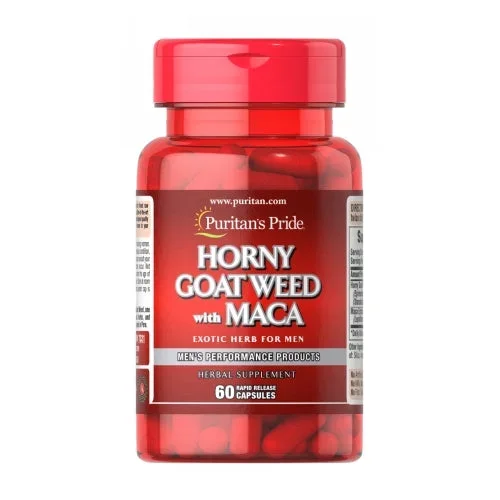Puritan’s Pride, Horny Goat Weed with Maca, 60 Rapid Release Capsules