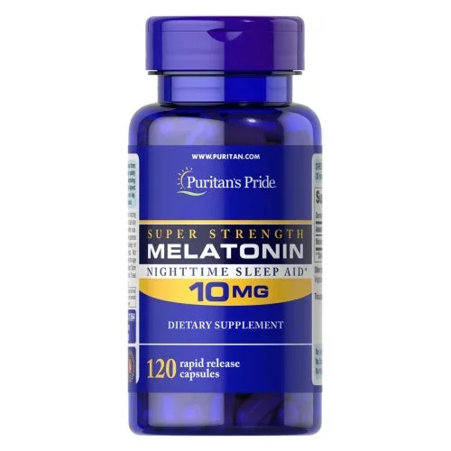 Puritan’s Pride, Melatonin, 10 mg, 120 Capsules