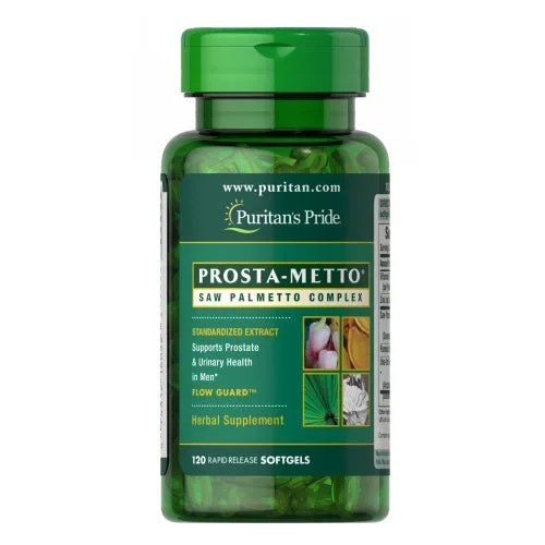 Puritan’s Pride, Prosta-Metto Saw Palmetto Complex For Men, 120 Softgels