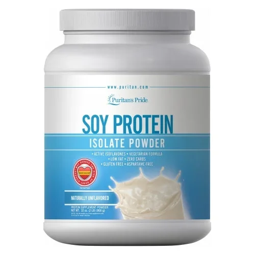 Puritan’s Pride, Soy Protein Isolate Powder Natural, 32 Oz