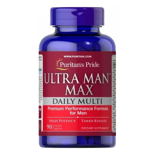 Puritan’s Pride, Ultra Man Max, 90 Caplets