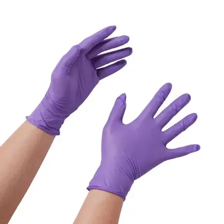Purple Nitrile – Exam Glove Large NonSterile Nitrile Standard Cuff Length Textured Fingertips Purple Chemo Tested – 55083