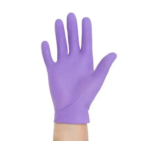 Purple Nitrile – Exam Glove Medium Sterile Pair Nitrile Standard Cuff Length Textured Fingertips Purple Chemo Tested – 55092