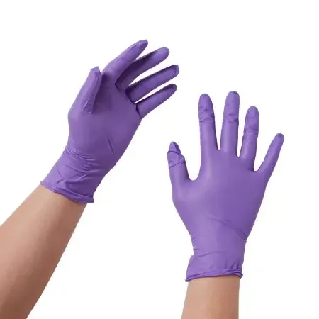 Purple Nitrile – Exam Glove X-Large NonSterile Nitrile Standard Cuff Length Textured Fingertips Purple Chemo Tested – 55084