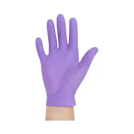 Purple Nitrile-Xtra – Exam Glove Large Sterile Pair Nitrile Extended Cuff Length Textured Fingertips Purple Chemo Tested – 14262