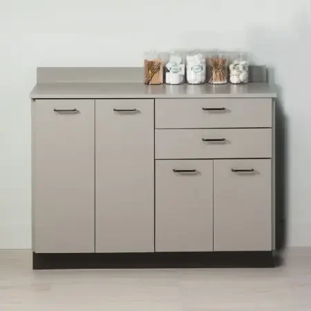 Quick Care – Base Cabinet Floor Standing Laminate 2 Drawers 2 Shelves – 8048-0GR-1NT-2NT-5C