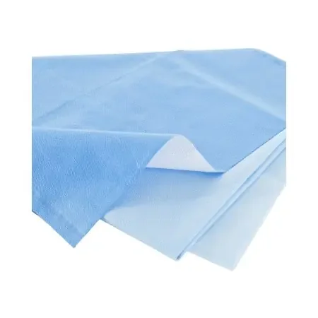 QUICK CHECK* H200 – Sterilization Wrap White / Blue 24 X 24 Inch Dual Layer SMS Polypropylene Steam / EO Gas / Hydrogen Peroxide – 34174