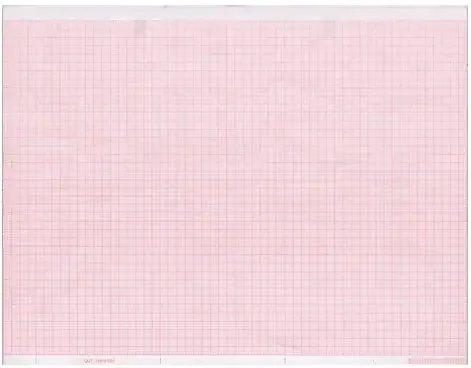 Quinton – Diagnostic Recording Paper Thermal Paper 8-1/2 Inch X 183 Foot Z-Fold Red Grid – 7G30729225