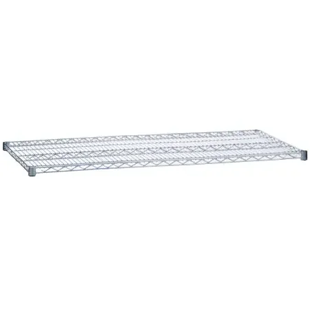 R & B Wire Products – Single Wire Shelf 24 X 60 Inch, Chrome Plated – SH2460