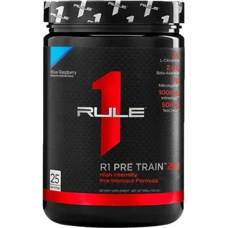 R1 Pre-Train 2.0 , 25 servings Blue Raspberry