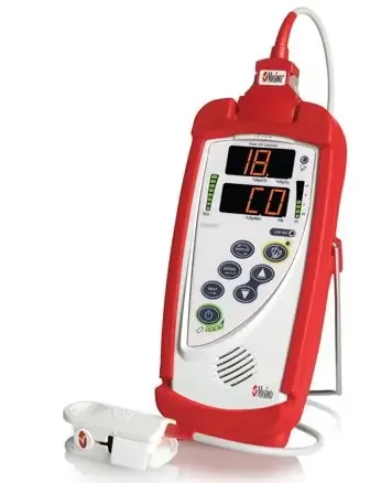 Rad-57 – Handheld Pulse Oximeter Battery Operated Audible and Visual Alarm – 9216