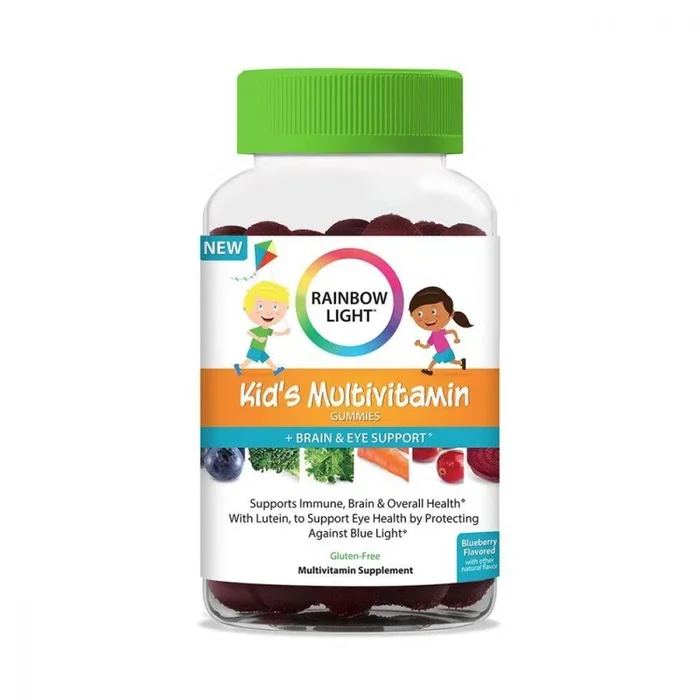 Rainbow Light Kid’s Multivitamin Gummies with Brain & Eye Support 120 count