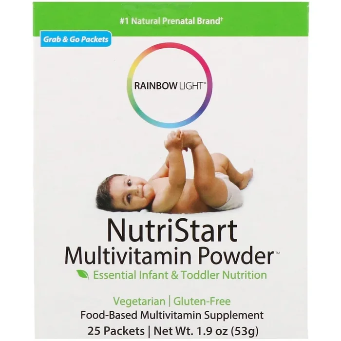 Rainbow Light, Nutristart Multivitamin Powder, 25 Packets