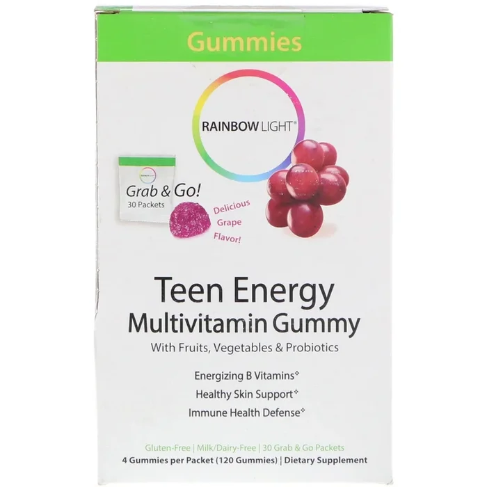 Rainbow Light, Teen Energy Multivitamin, 30 Gummies