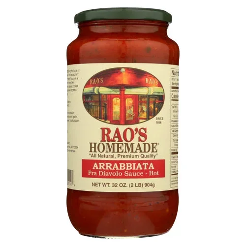 Rao’s, Arrabbiata Fra Diavolo Sauce Hot, Case of 6 X 32 Oz