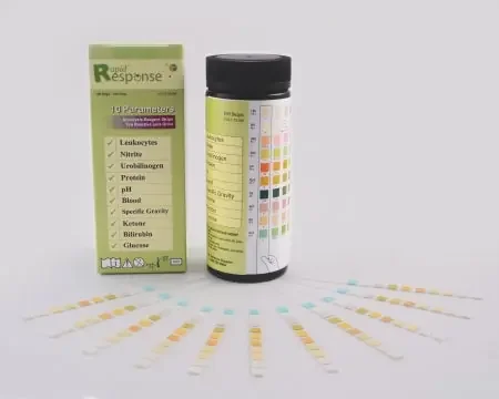 Rapid Response – Regent Strips Bilirubin, Blood, Glucose, Ketones, Leukocytes, Nitrite, pH, Protein, Specific Gravity, Urobilinogen 100 per Bottle – U10.1-1S100