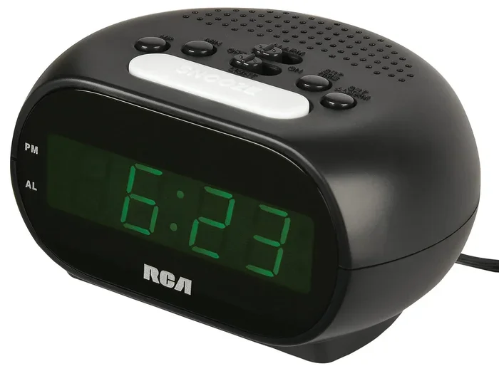 RCA Digital Alarm Clock with Night Light