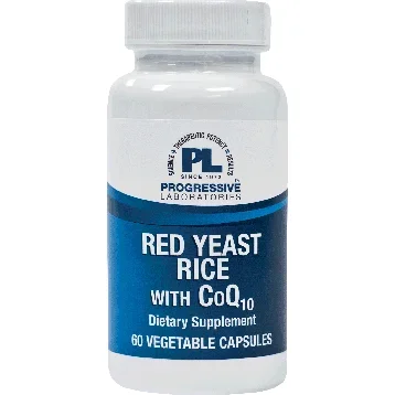 Red Yeast Rice with CoQ10 60 vcaps by Progressive Labs