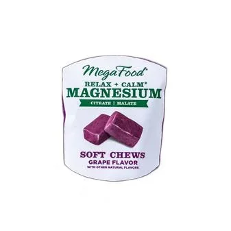 Relax + Calm Magnesium Grape Flavor 30 Soft Chews *