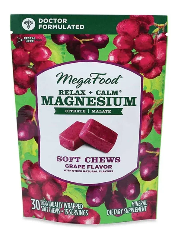 Relax + Calm Magnesium Soft Chews by Megafood