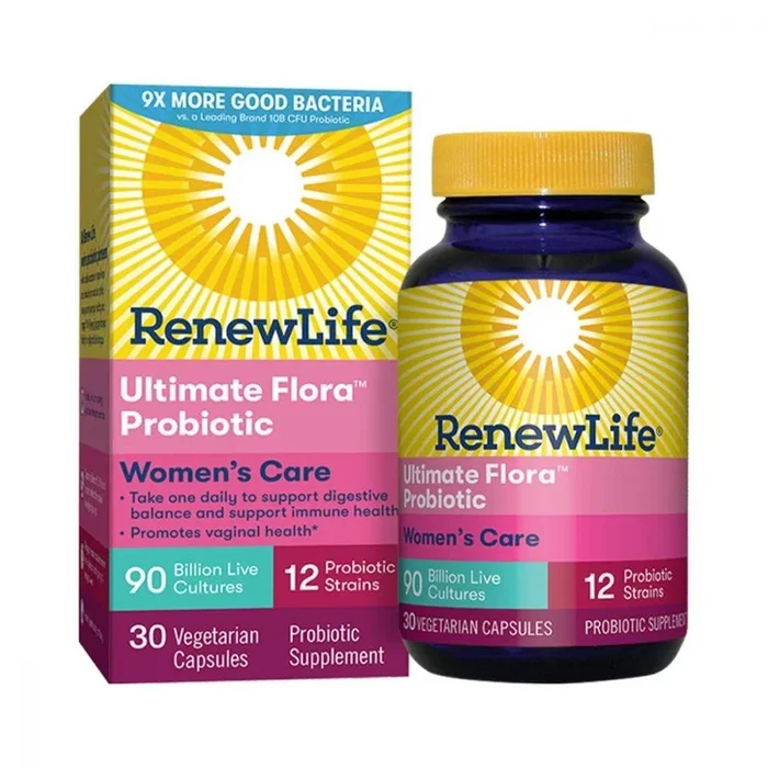 Renew Life Ultimate Flora Women’s Care Probiotic 90 Billion 30 vcaps