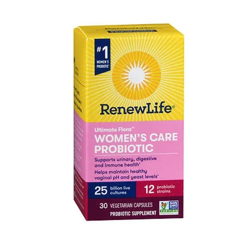 Renew Life, Women’S Care Probiotic Vegetarian Capsules, 30 Veg Caps