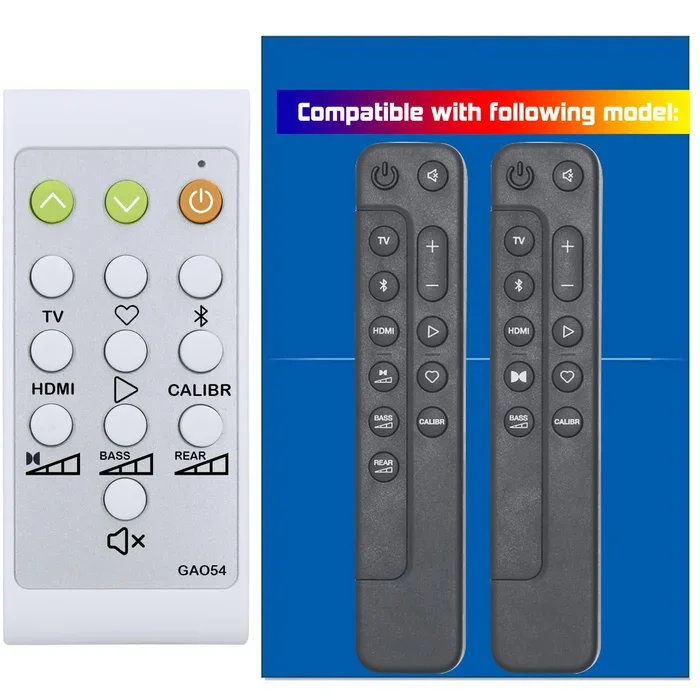Replacement Remote Control for JBL Soundbar BAR 700 5.1 channeI BAR700