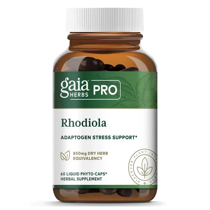 Rhodiola 60 Liquid Phyto-Caps by Gaia Herbs PRO