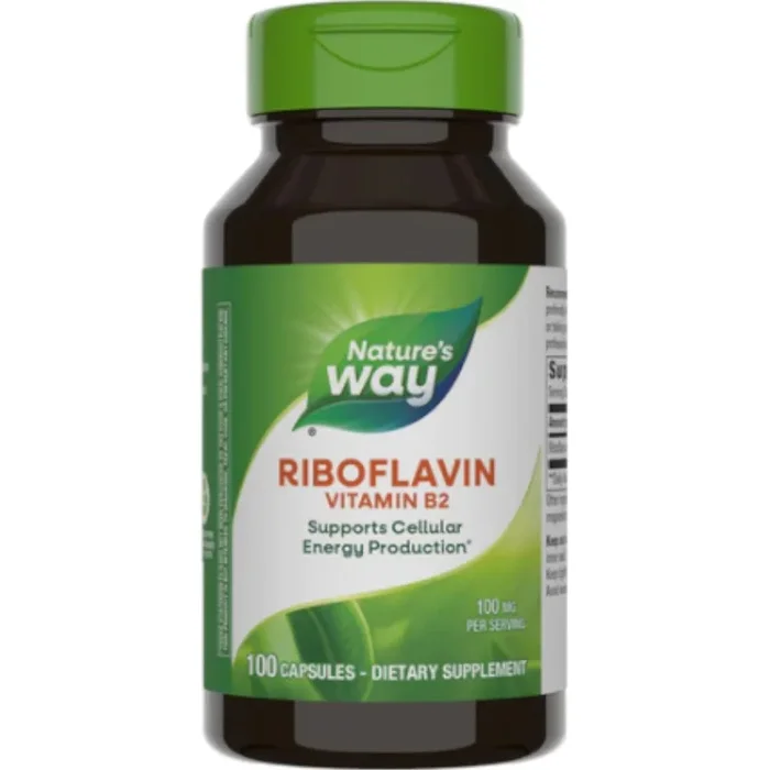 Riboflavin 100 mg 100 caps by Nature’s Way