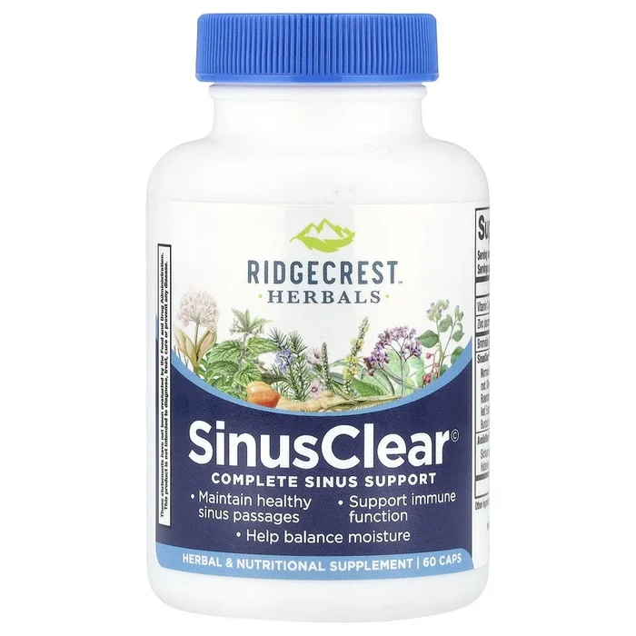 Ridgecrest Herbals, Sinus Clear, 60 Vegan Capsules