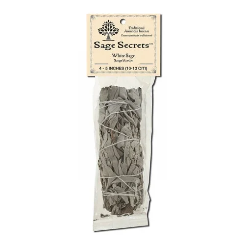 Sage Spirit, Smudge Wand, White Sage 5″