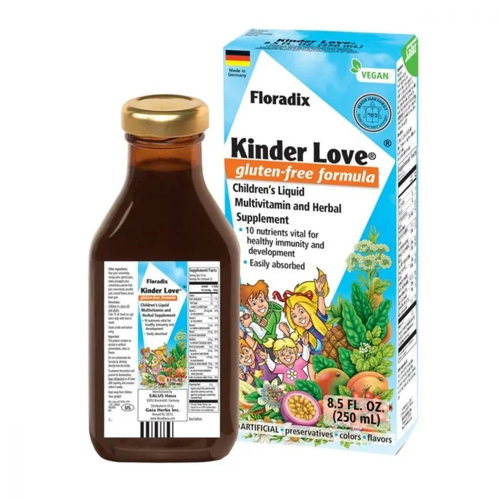 Salus Haus Floradix Kinder Love Children’s Multivitamin 8.5oz