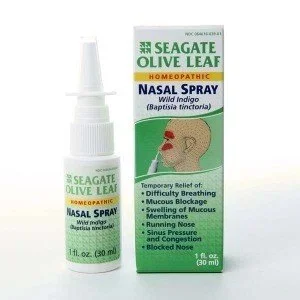 Seagate Vitamins Olive Leaf Nasal Spray 1 oz Spray