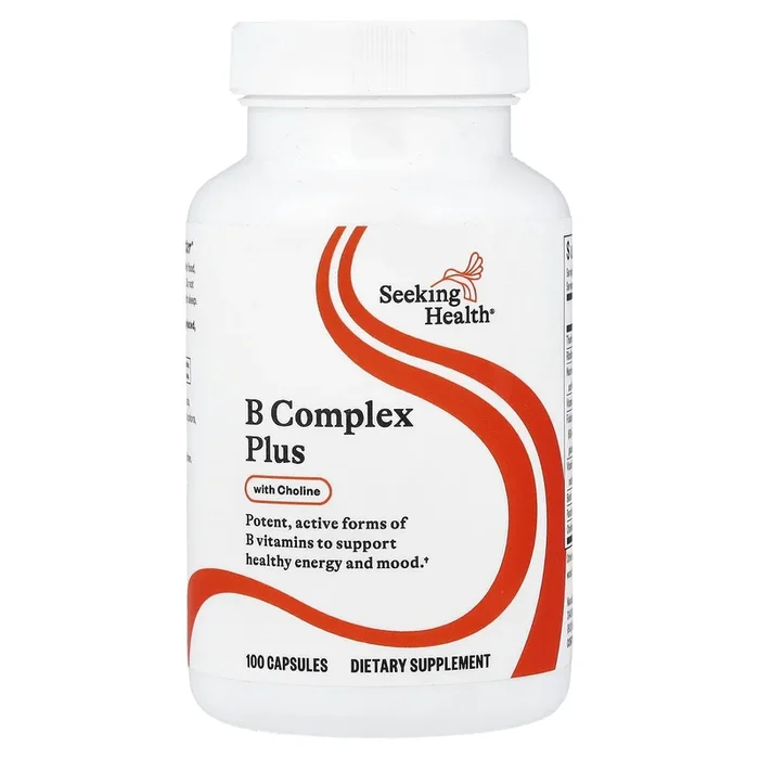 Seeking Health, B Complex Plus With Choline, 100 Vegetarian Capsules