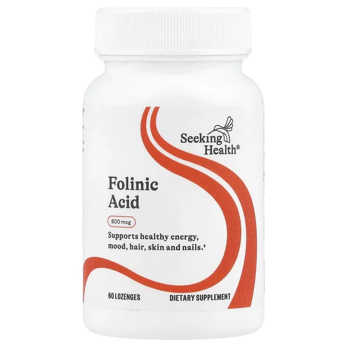 Seeking Health, Folinic Acid , 800 mcg, 60 Lozenges