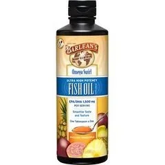 Seriously Delicious High Potency Passion Pineapple Smoothie by Barlean’s Organic Oils 16 Ounces