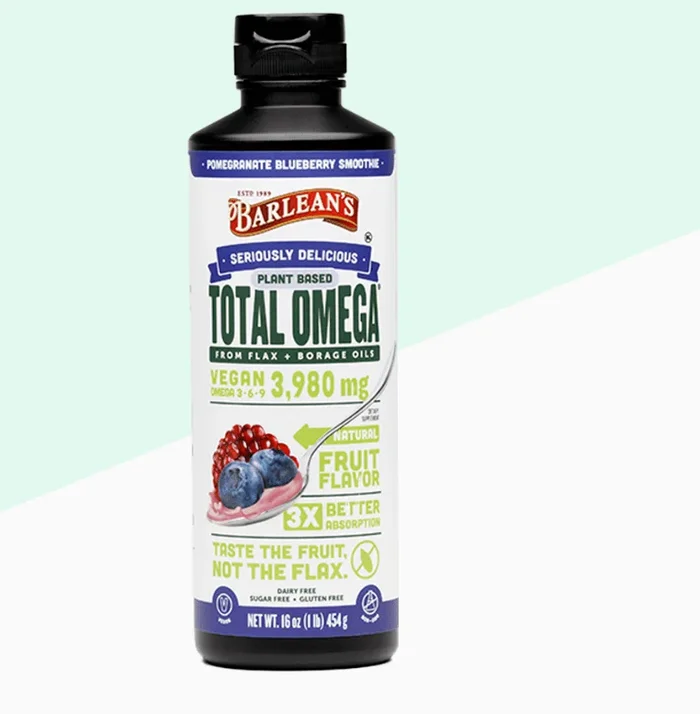Seriously Delicious Plant Based Total Omega Pomegranate Blueberry Smoothie 16 oz *