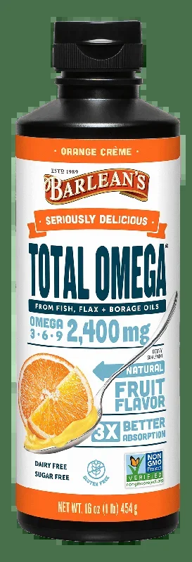 Seriously Delicious Total Omega Orange Creme 16 oz