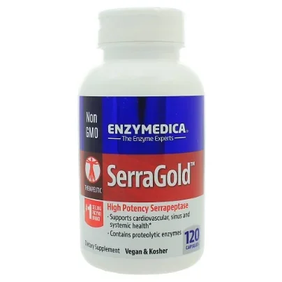 SerraGold by Enzymedica 120 Capsules