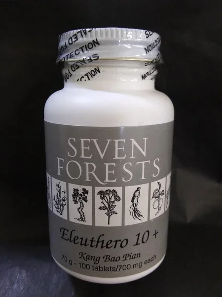 SEVEN FOREST ELEUTHERO 10+ TABLETS 100
