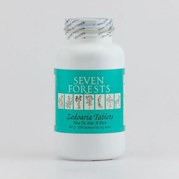 Seven Forests Zedoaria Tablets 750mg 250 Tabs