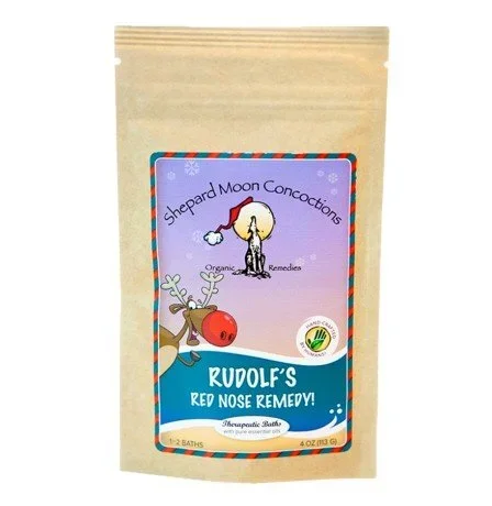 Shepard Moon Concoctions Rudolf’s Rednosed Remedy Bath Salt 4 oz Bag