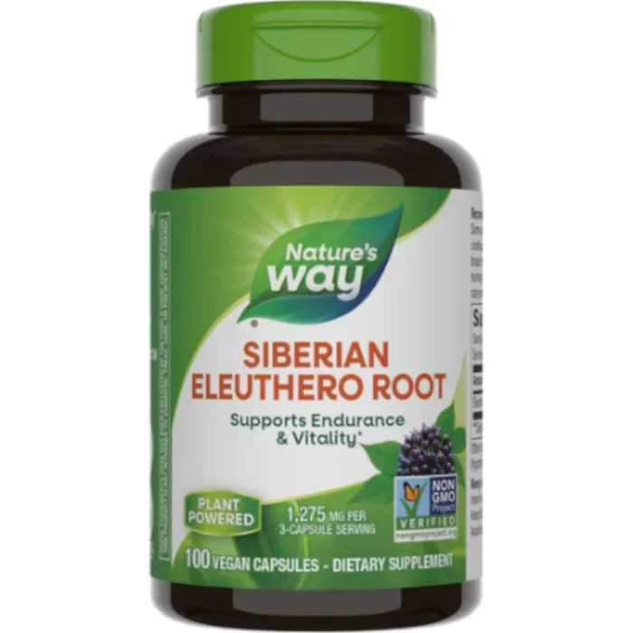 Siberian Eleuthero Root 100 caps by Nature’s Way