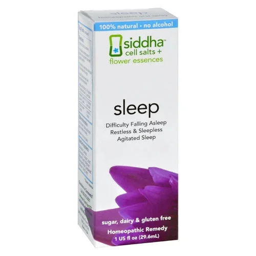 Sidda Flower Essences, Cells Salts + Flower Essences – Sleep, 1 Oz