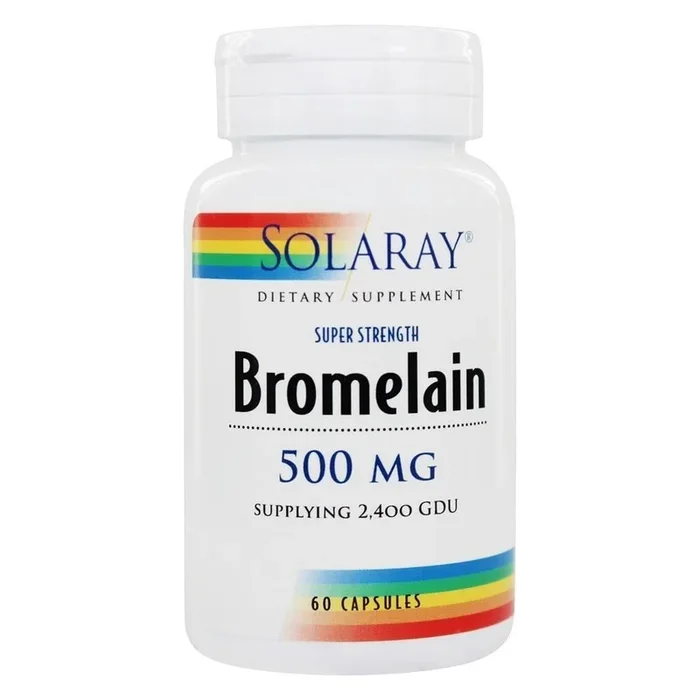 Solaray – Bromelain Extra Strength 500 mg. – 60 Capsules