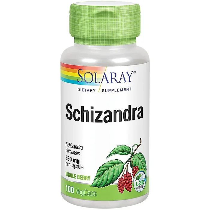 Solaray – Schizandra, 580 mg, 100 capsules
